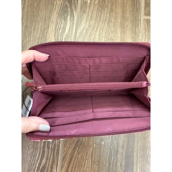 Vera Bradley NWT Accordion Wallet Resort Medallion w/ extra strap 14369-D15 - Picture 4 of 4